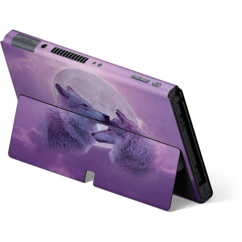 Vincent Hie Loving Wolves Nintendo Switch OLED (2021) Skin